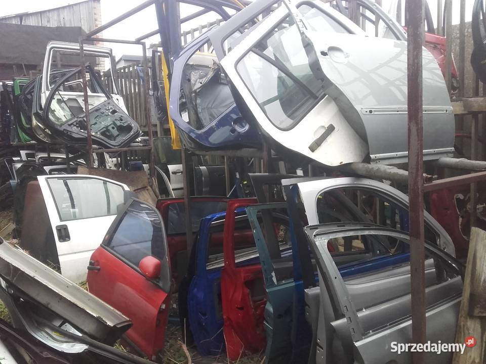 Hurtowo 300 sztuk drzwi Fiat Opel Renault Rover części blacharskie Karoseria sprzedam