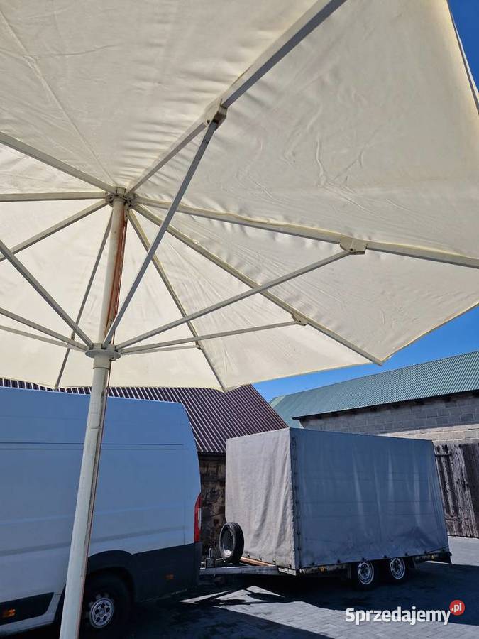 PARASOL OGRODOWY Okrągły 35x 35m SOLIDNY
