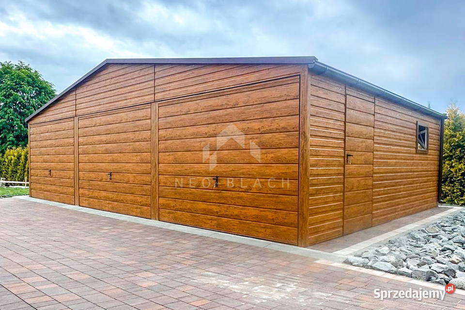 Garaż Blaszany 9x6m 3x Brama Uchylna 3x okno Rzeszów sprzedam