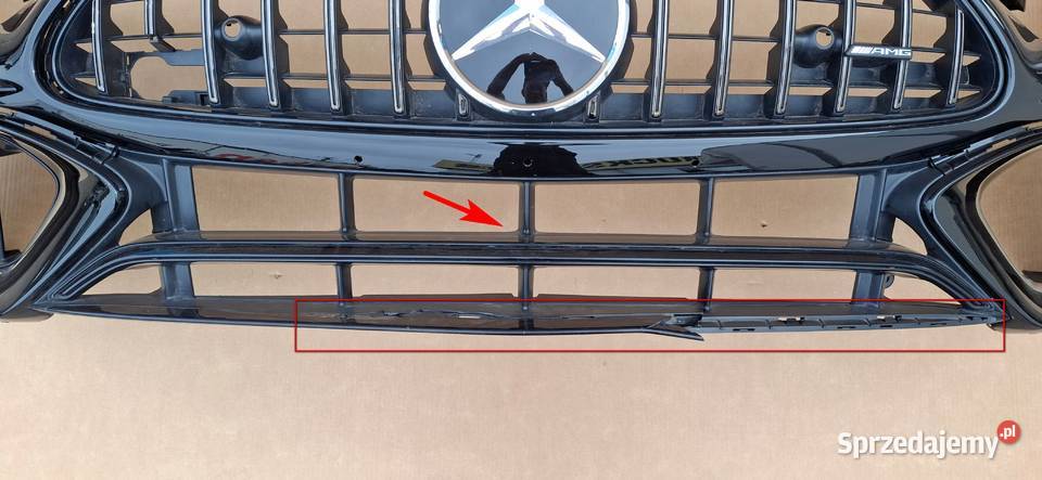 MERCEDES SL W232 AMG ZDERZAK PRZEDNI GRILL lubuskie Bieleń