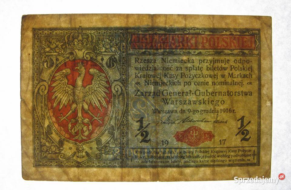 12 Pół Marki Polskiej 1916 Seria B