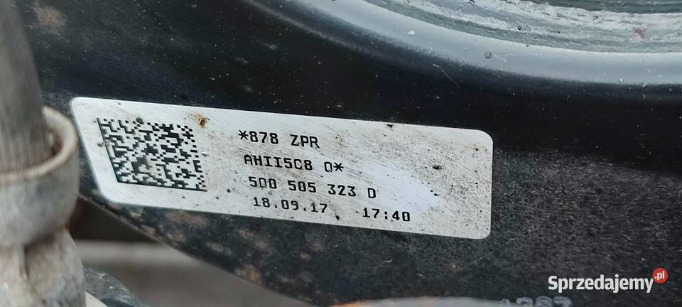 VW TIGUAN II ZAWIESZENIE WÓZEK SANKI TYŁ 4X4