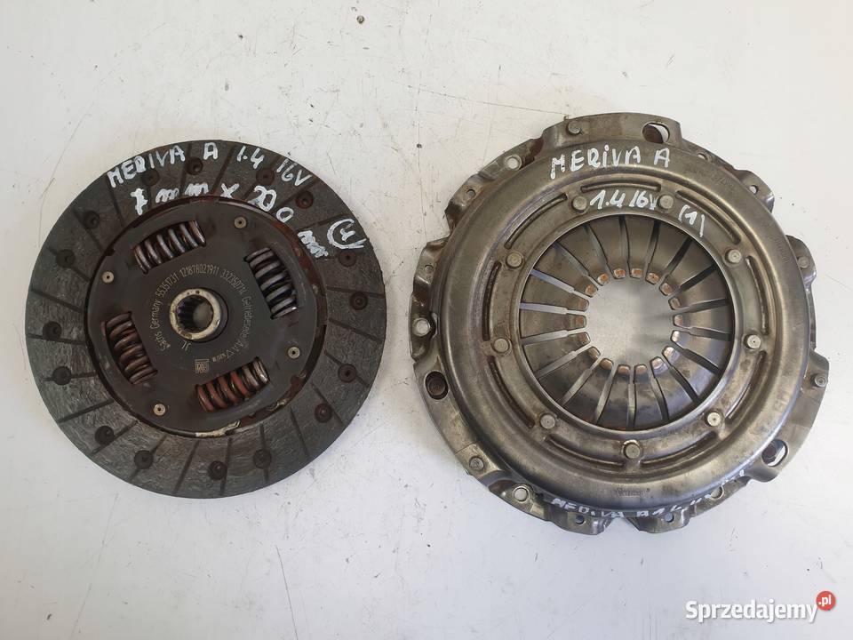 Opel Meriva A 14 16V DOCISK TARCZA sprzęgło Chełm