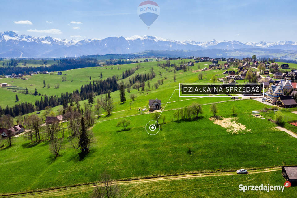 DZIAŁKA BUDOWLANA SIEROCKIE WIDOK NA TATRY 32m małopolskie