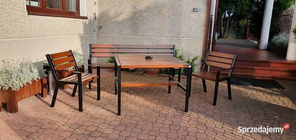 Zestaw ogrodowy komplet meble ogrodowe stalowe Kraków
