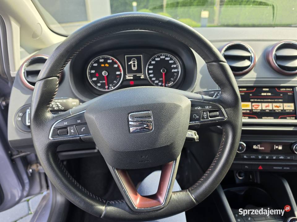 SEAT IBIZA 12 TSI 90 2015 FULL LIFT PARKTRONIC wielofunkcyjna kierownica śląskie Kochcice