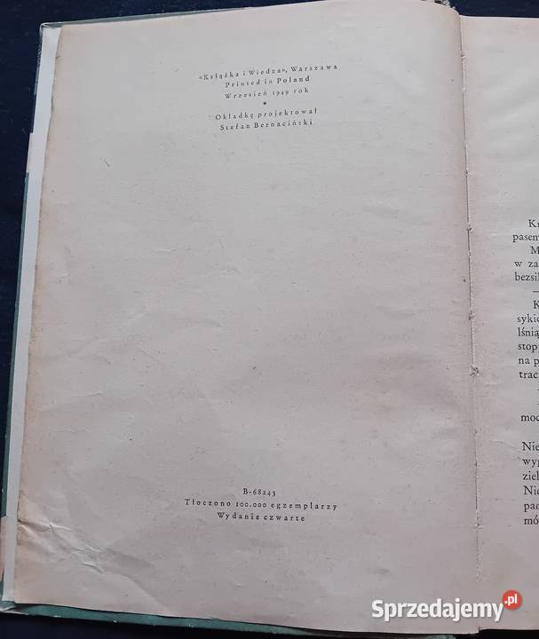 Wanda Wasilewska Ojczyzna KiW 1949 r Wydanie IV Antykwariat Koźminek