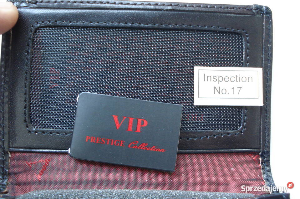 Wizytownik ze skóry VIP Collection nowy sprzedam Łódź