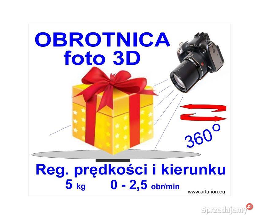 EKSPOZYTOR OBROTNICA FOTO VIDEO 3D do 5 regobr i Warszawa sprzedam