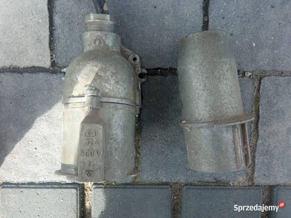 Wtyczka aluminiowa 32 a 500 w siłowa gniazdo i Nowy Tomyśl