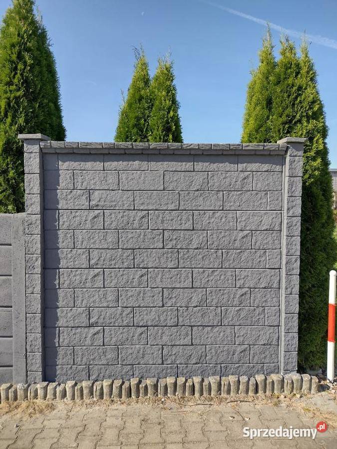 Zbrojone płyty betonowe ogrodzenia producent