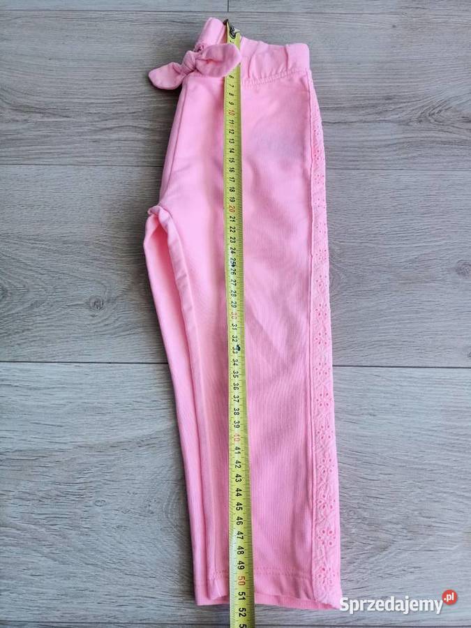 Spodnie dziewczęce różowe 92 Płock sprzedam