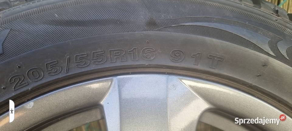 Alufelgi 16 cal 5x112 opony zimowe 2055516 Trzebiatów