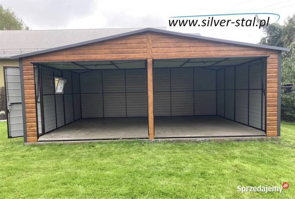Garaż blaszany drewnopodobny 65m x 55m Sprzedaż Limanowa
