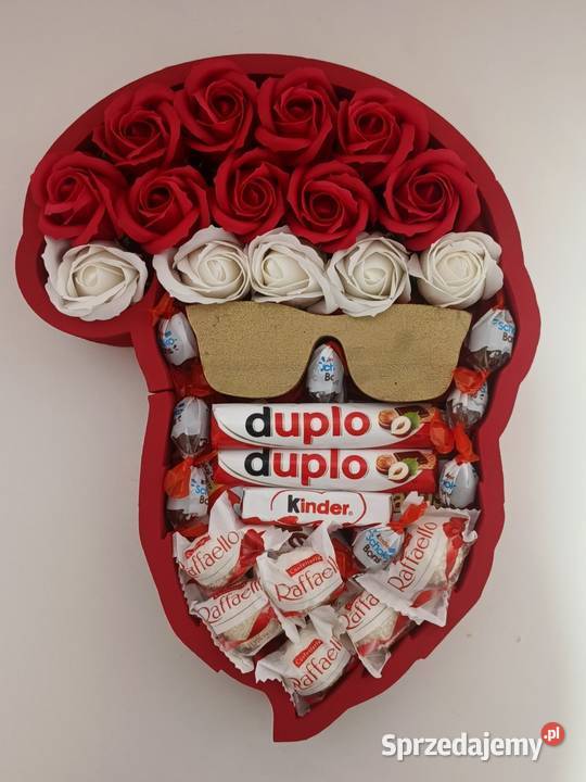 Prezent świąteczny Mikołaj box ze słodyczami Wrocław