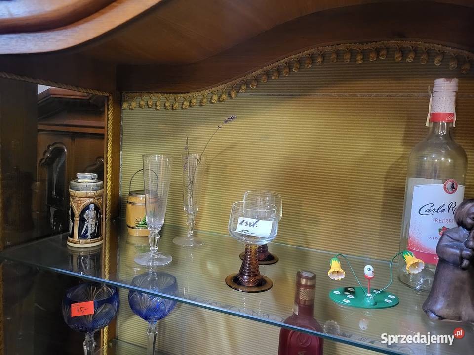 Biblioteka dębowa witryna z Niemiec SERWANTKA Sypniewo