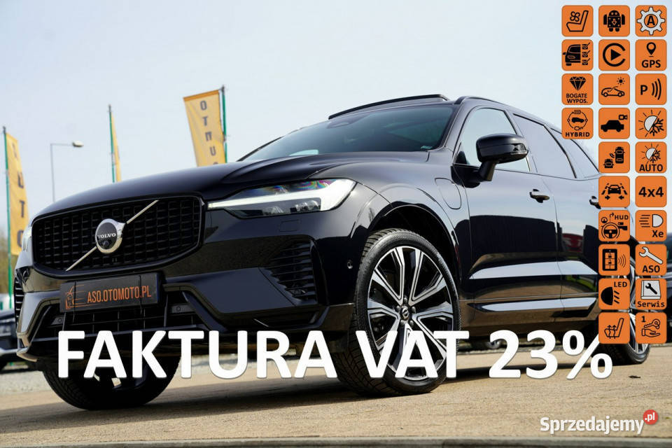 Volvo XC 60 RECHARGE panorama 4x4 kamery 360 acc 4/5 Otmuchów sprzedam