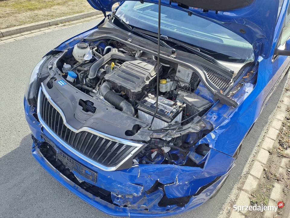 Skoda Rapid 2019r benyzna przebieg 98 z Niemiec Rok produkcji 2019 Pleszówka