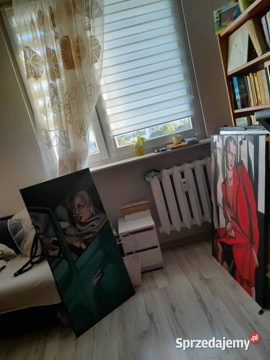 Sprzedam obraz Kobieta w zielonym bugatti sprzedam