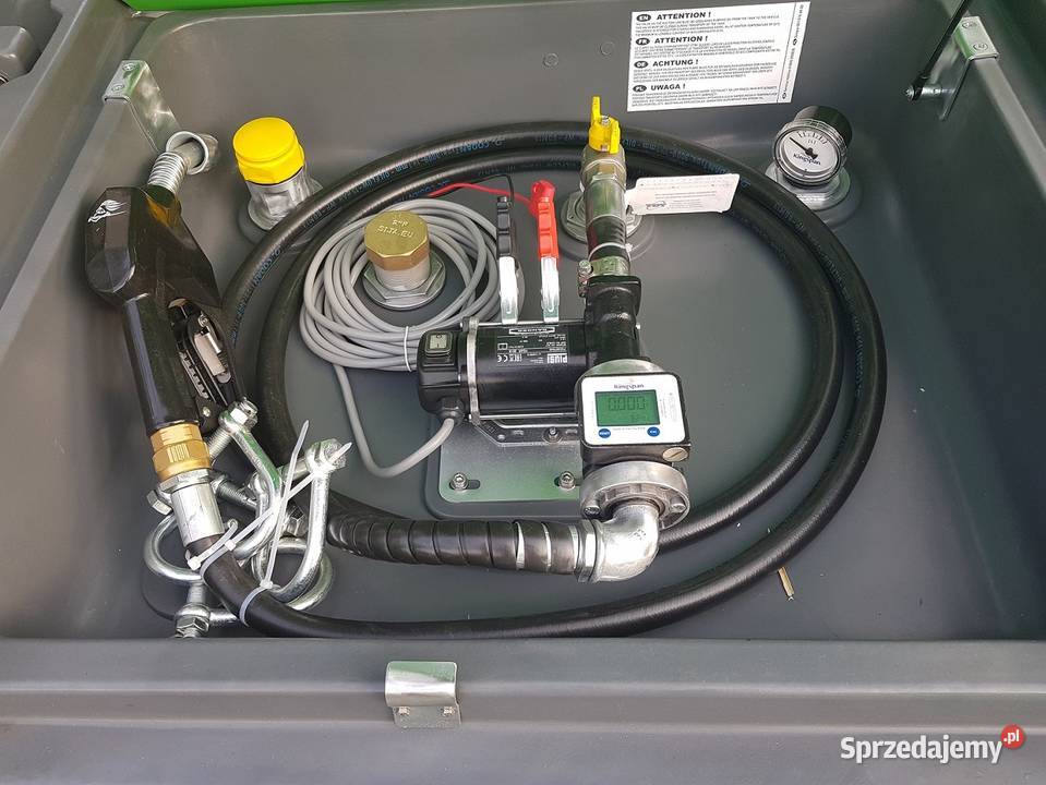 Mobilny zbiornik ON 430 l Pompa 230V 50lmin Zielona Góra