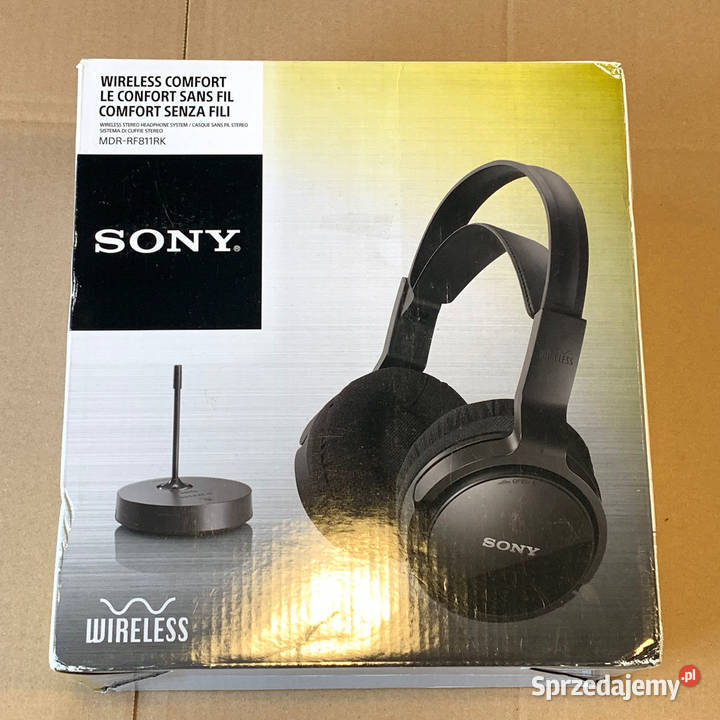 SONY MDRRF811RK słuchawki bezprzewodowe nauszne sprzedam