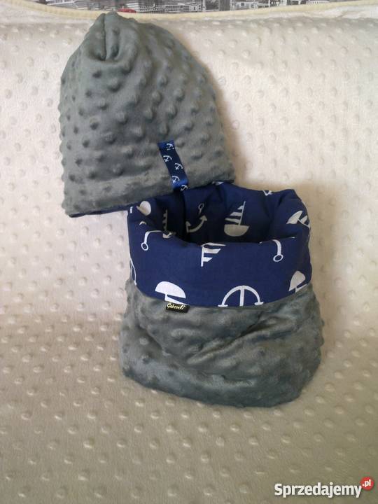 czapka i komin minky bawelna Ełk