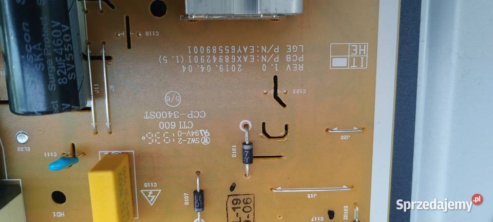 Płyta główna zasilacz LGP60T19U1 PLDLL806A LG 60cale