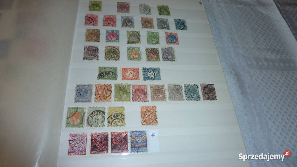 Album starych znaczków Holandia Norwegia Bukowno