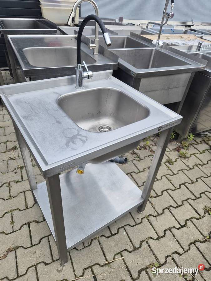 Zlew Gastronomiczny 1 Komorowy z Półką 706085 B Ostrów Wielkopolski