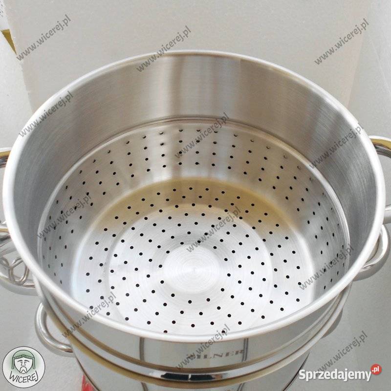 172	Sokownik Parowy Garnek Parowy Nierdzewny 8L Wyposażenie wnętrz Jaśliska sprzedam
