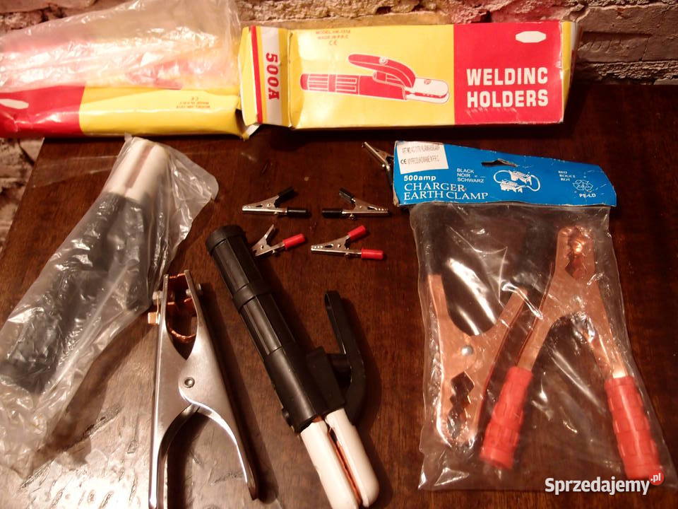 Zaciski do akumulatora rączka uchwyt spawalniczy sprzedam