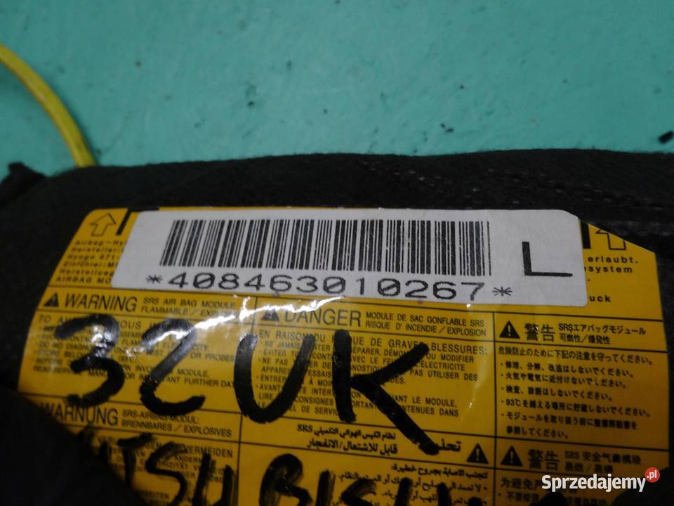 MITSUBISHI ASX 11r AIRBAG poduszka fotela lewa Poduszki powietrzne