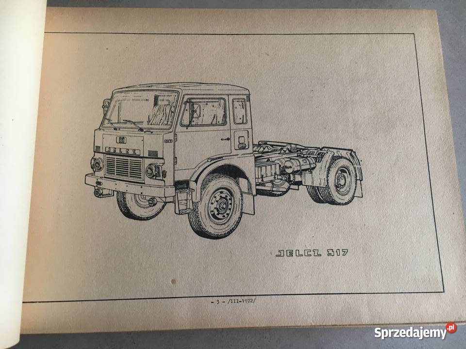 Katalog części Jelcz 317 Oryginał 1977 r Unikat Swarzędz