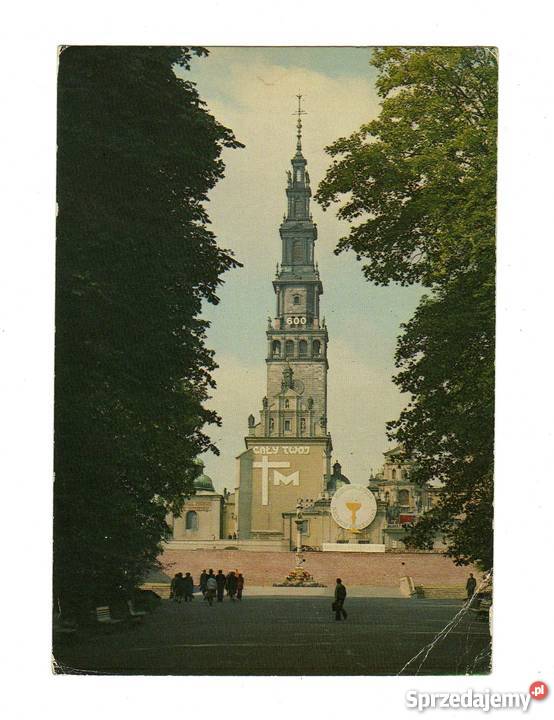 CZĘSTOCHOWA KOŚCIÓŁ I KLASZTOR POCZTÓWKA świętokrzyskie Krynki