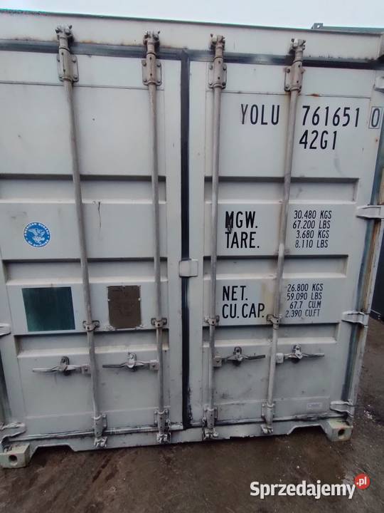 Kontenery morskie 40DV używane w stanie CW Pozostałe Gdańsk