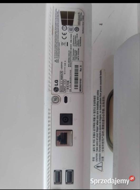 Sprzedam komputer LG AllinOne w białym kolorze Łomża sprzedam