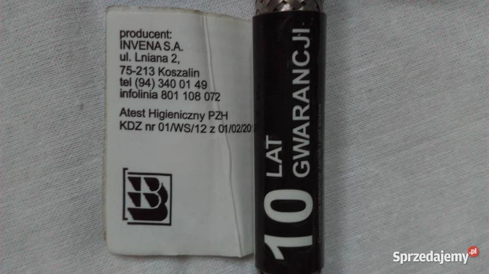 WĘŻYK przyłączeniowy 30 12W 38Z Invena NOWY Hydraulika i armatura podlaskie Białystok