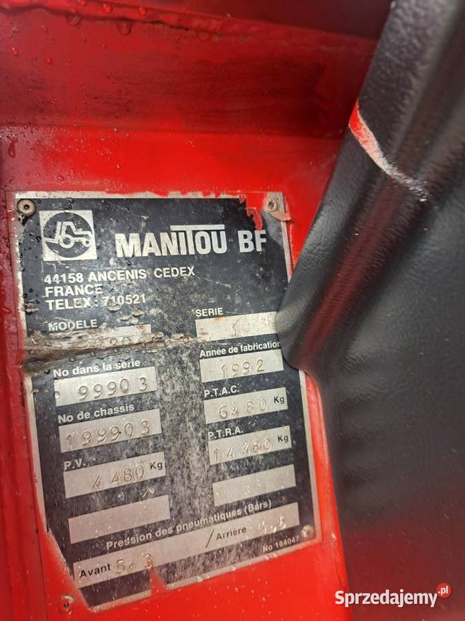 Ładowarka teleskopowa Manitou BT 420 podlaskie Laski