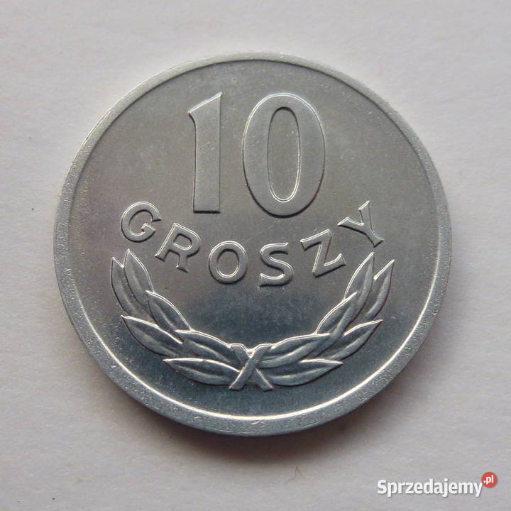 Moneta 10 groszy 1961 Warszawa
