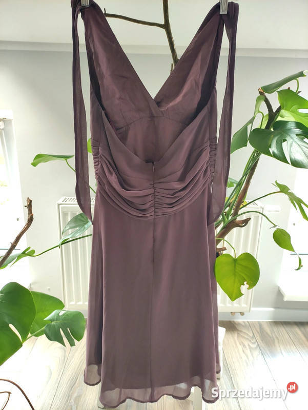 Brązowa sukienka Marie Lund Copenhagen r M Rozmiar 38(M) Wronki