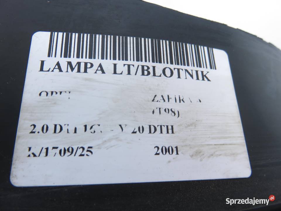 LAMPA LEWA TYLNA OPEL ZAFIRA A T98 sprzedam