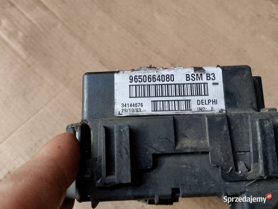 Moduł BSM peugeot 9650664080 Części samochodowe Myszków