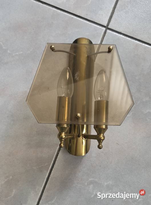 Lampa wisząca trzy kinkiety małopolskie Nowy Sącz