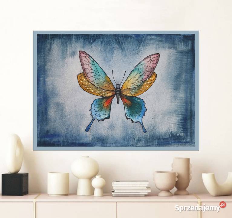 Akwarela Akwarelka Obraz pt Fantazja ok 21 x 30 Zabłocie sprzedam