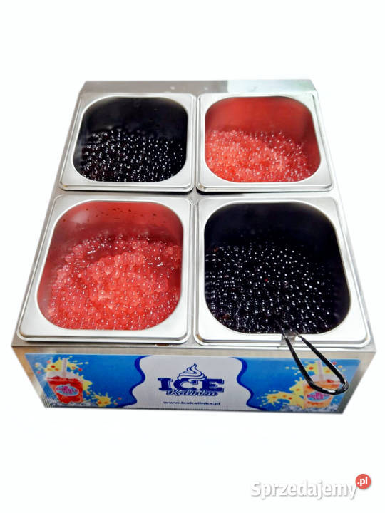 Stojak z pojemnikami do Bubble Tea 4 x GN 16 Sandomierz