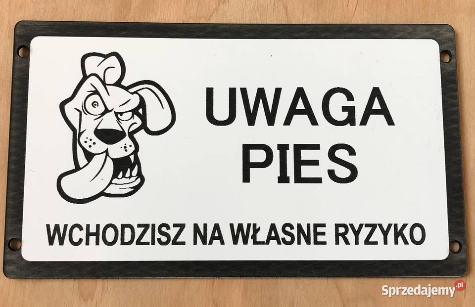 Tabliczki uwaga zły pies wszystkie rasy Amstaff sprzedam