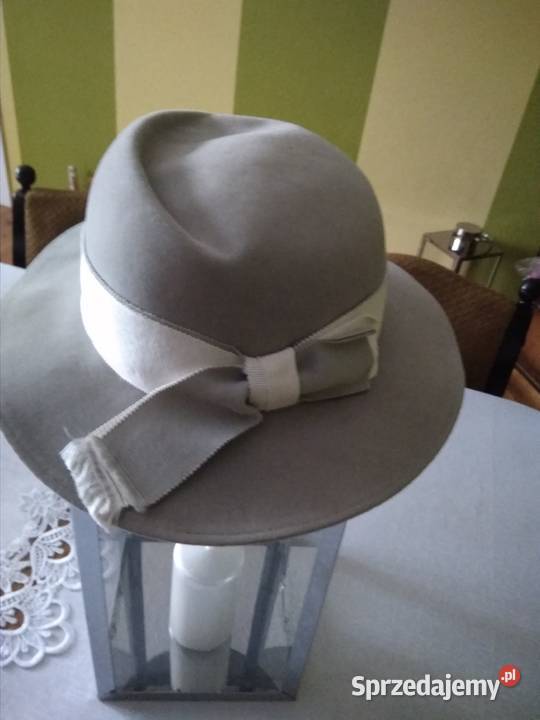 Beżowy kapelusz Dla kobiet Rawicz