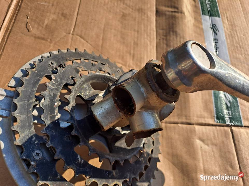 Korba schimano pedały z suportem retro Części i akcesoria lubelskie Lublin