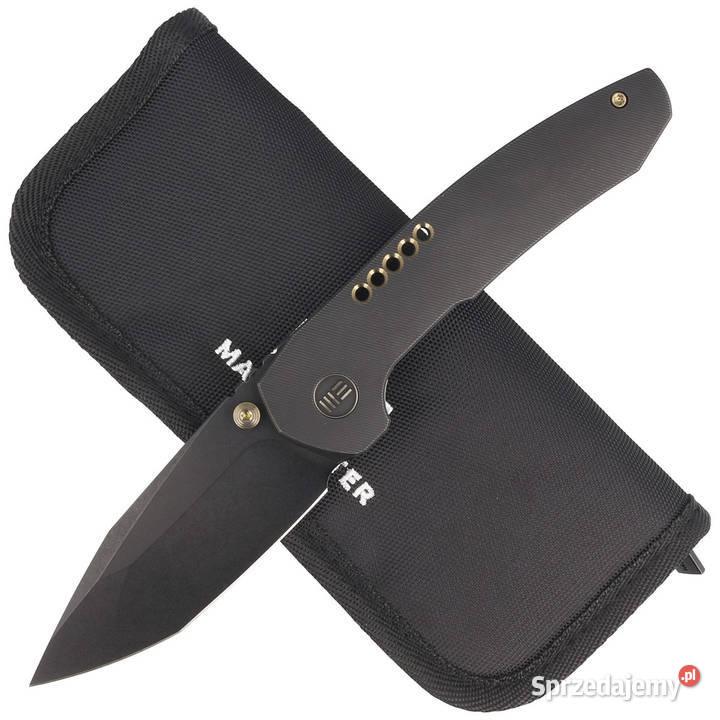 Nóż składany WE Knife Trogon Black Titanium Warszawa
