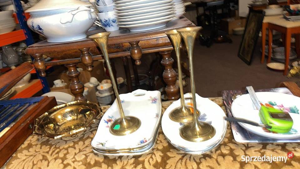 Mosiężny świecznik Gdańsk